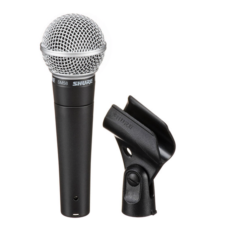 Shure SM58 Handheld Dynamic Microphone with Cable - Cardioid